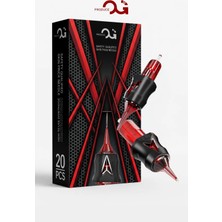 Valor Og Red Arrow 1009RL 0,30 mm Çizgi Kartuş Dövme Iğnesi | Kutuda 20 Adet | Long Taper