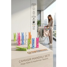 Transformacion 12’li Plastik Mandal Seti – Renkli, Dayanıklı, Çok Amaçlı Tutuş Ustası 722275