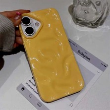 Edelfu iPhone 16 Plus Uyumlu - Yumuşak Silikon Karmaşık Dalgalı Renkli Koruyucu Kılıf