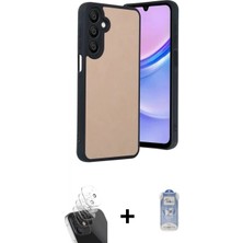Marsilyan™- Galaxy A15 4g Kılıf Kıvılcım Işık Serisi - Siyah Joko Magic 5d Cam + Kamera Lens Koruma Cam - Sf