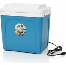 Evist-( 25LT ) Oto & Araç Buzluk ( Isı Korur ) ( Oto Çakmaklık Fişli Dc 12V ) 48W - Taşıma Kulplu
