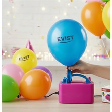 Evist Elektrikli Balon Şişirme Makinesi ( 600W ) (Taşıma Kulplu) (12.5 x 19.5 X10.8CM)