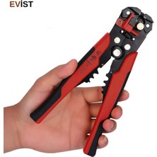 Evist Sicco - Strıpper & Crımper (5in1) Kablo (Soyucu & Kesici & Kıvırıcı & Noktalayıcı & Durdurucu) Pense