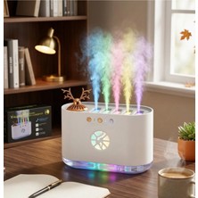 Evist Sese Duyarlı 700 ml ( USB Şarjlı & Renkli Ledli ) Nemlendirici ( Buhar Makine & Koku Giderici) 4.5W