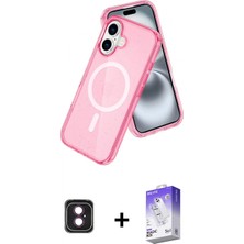 Marsilyan™- iPhone 16 Kılıf Nova Asil Prime - Siyah Bilvis 5in1 3D Magic Cam Ekran Koruyucu + Pvd Metal Kamera Lens - Pe