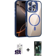 Marsilyan™- iPhone 16 Pro Max Kılıf Yadigar Asil Koleksiyonu - Siyah 360 Mat Full Body Arka Koruyucu + Bilvis Titan Kamera Lens - Tmgı