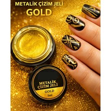 ERHCE Tırnak Süsleme Metalik Çizim Jeli 5ml Metalic Painting Gel