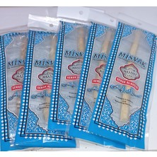 Sewak Al-Haşimi İnce Misvak Çift Poşet Taze Misvak (Yaş Misvak) - 6 Inç (15CM) 5'li Set
