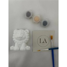Sevimli Aslan Boyama Seti | Çocuklar Için 3D Figür Boyama Kiti
