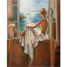 Esranın Dünyası Sayılara Göre Boyama Hobi Seti - 40X50 cm Çerçeveli Tasarım