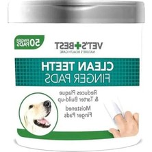Esranın Dünyası Vet's Best Köpekler Için Diş Temizleme Parmak Pedi 50LI