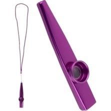 Esranın Dünyası Metal Kazoo - Ip Askılı, Alüminyum Alaşım, Mor Renk