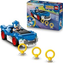 Esranın Dünyası LEGO Sonic The Hedgehog Sonic: Şimşek Araba 77117 – 7 Yaş ve Üzeri Çocuklar Için Yaramaz Yüz Baskılı Sonic Minifigürü ve 3 Altın Yüzük Içeren Yaratıcı Oyuncak Yapım Seti, Hediye Fikri (126 Parça)