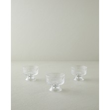 English Home Lucent Cam 3'lü Sunumluk 145 ml Şeffaf