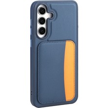 Tele Shop Galaxy S25 Fe Için Kılıf Kartlıklı Şık Yumuşak Silikon Kapak Mlk / X-Kart