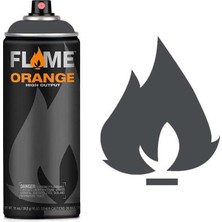 Flame Orange Sprey Boya 400 ml Anthracite Grey 844