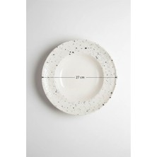 6'lı Valencia Makarna Tabak 27CM Dijital Splash-B Rinart