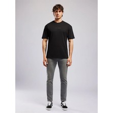 Lee Cooper Siyah Erkek Loose Fit Logo Baskılı T-Shirt 262 Lcm 242036 Aylex Siyah