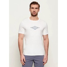 Guess Jeans Beyaz Erkek T-Shirt M6GIB4K8HM0-G046 Beyaz T-Shirt