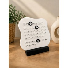 Süresiz Masa Takvimi – Minimal Dekoratif Masaüstü Takvim - Perpetual Calendar