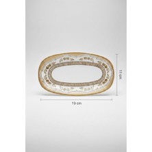 12'li Valencia Oval Kayık Tabak 19CM Dijital Salda Rinart