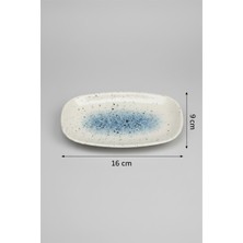 12'li Valencia Oval Kayık Tabak 16CM Dijital Splash Rinart