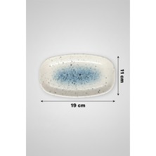 12'li Valencia Oval Kayık Tabak 19CM Dijital Splash Rinart