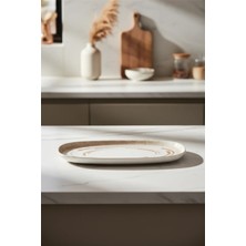6'lı Toledo Oval Kayık Tabak 30CM Dijital Costa Rinart