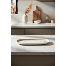 6'lı Toledo Oval Kayık Tabak 35X18CM Dijital Costa Rinart