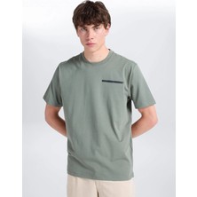 North Sails Yeşil Erkek Regular Fit Baskılı T-Shirt NS0000693163