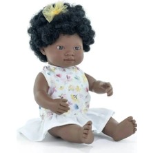 Miniland Mf And E Baby Doll African Girl 38CM