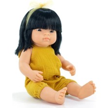Miniland Mf And M Baby Doll Asian Girl 38CM