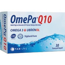 Omepa Q10 Omega 3 (Tekli Paket) Ubiquinol Balık Yağı 30 Kapsül