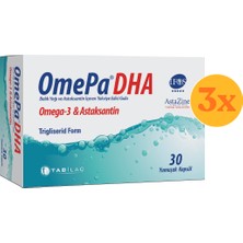 Omepa Dha 30 Balık Yağı 30 Kapsül - 3 Adet (Toplam 90 Kapsül)