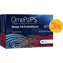 Omepa Ps 30 Yumuşak Kapsül - 3 Adet (Toplam 90 Kapsül) - Dezenfektan Hediyeli (%72 Alkol)