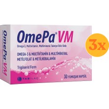 Omepa Vm 30 Kapsül - 3 Adet (Toplam 90 Kapsül)