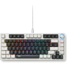 Gameagle 60% 61 Tuşlu Kablolu Rgb Mekanik Gaming Klavye Kırmızı Switch Hot Swap Double Shot Örgü Kablolu Oyuncu Klavyesi
