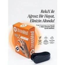 ThreeMed RelaX Rahatlama Aparatı Stres Ağrı Anlarında Masaj LI4 Noktasına Baskı Yolu ile Uygulama Anlık Rahatlama