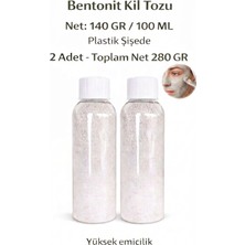 Kaya ve Demir Bentonit Kil Tozu 2 Adet 280 gr – Ince Öğütülmüş Yüksek Emilimli Kapaklı Şişe