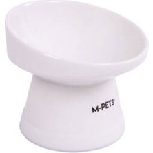 Bezos Tiltd Seramik Kedi ve Köpek Mama ve Su Kabı Beyaz 150 ml