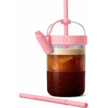 Nespresso Original Bubble Gum (Pembe) Tritan Malzemeden 540 ml Seyahat Tumbler Aksesuar
