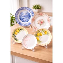 Diseno Plastik Şefaf Geçmeli 3 Boy Tabak Teşhir Standı 10 Lu Paket