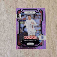 Panini Prizm Monopoly Steven Gerrard No.23 Pink Sparkle