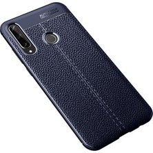 Bezos Y6P Kılıf Auto Focus Kapak - Lacivert