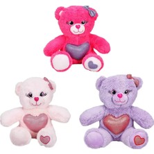 Esranın Dünyası Renkli Sevimli Peluş Ayıcık 26 Cm.  1 Adet Fiyatıdır