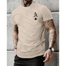Nigrum Pardus Nıgrum Pardus Ace Of Spades Baskılı %100 Pamuk Büyük Beden Yeni Sezon Erkek T-Shirt