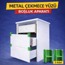 Pratikmen Metal Çekmece Yüzü ve Boşluk Aparatı  (2'li)