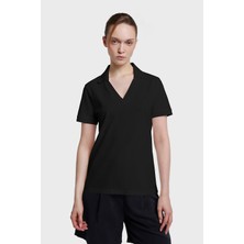 Lescon Kadın Kısa Kollu Polo Yaka T-Shirt 26Y-2108