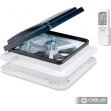 Obus Karavan Tavan Heki Babarvy Fanlı Heki  360X360MM T3000 (Yağmur Sensörlü/kumandalı)