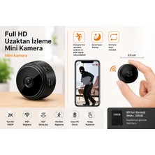 Eser Ticarett Full Hd Uzaktan Izleme Mini Kamera Wifi Gece Görüşlü Hareket Algılamalı Gizli Güvenlik Kamerası